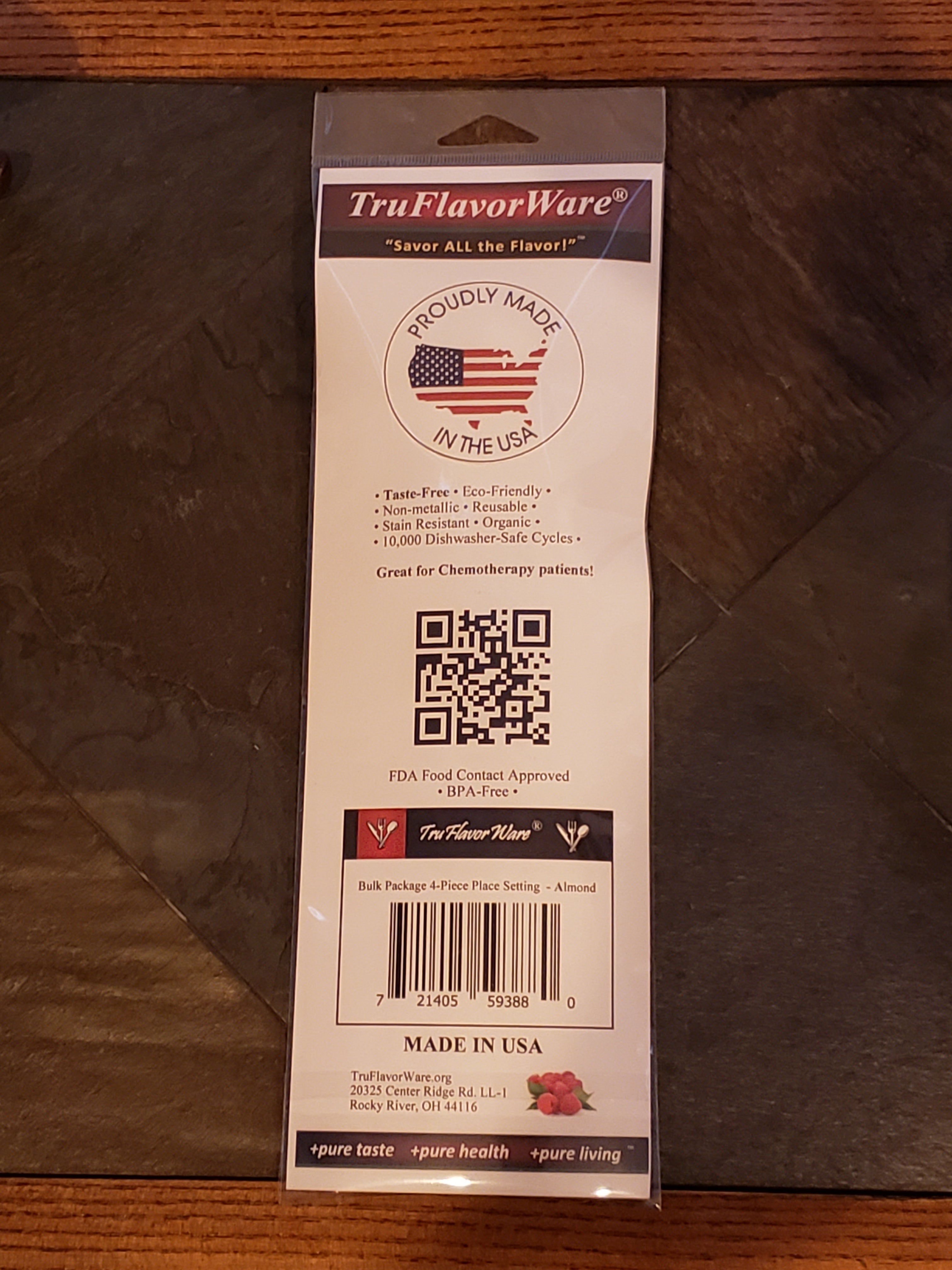 TruFlavorWare Taste-Free Flatware Set — Restore Your Full Taste Spectrum | Non-Metallic, BPA-Free Dining Utensils