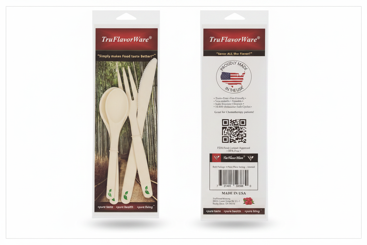 TruFlavorWare 4-Piece Set — Maximum Zoom Front & Back