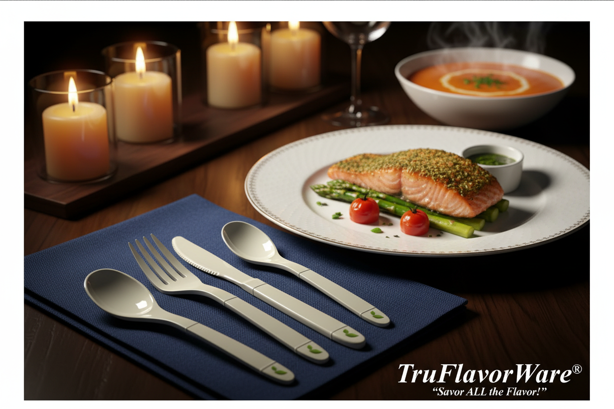 TruFlavorWare Hero Banner - Fork, Knife & Teaspoon